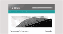 Desktop Screenshot of gohours.com